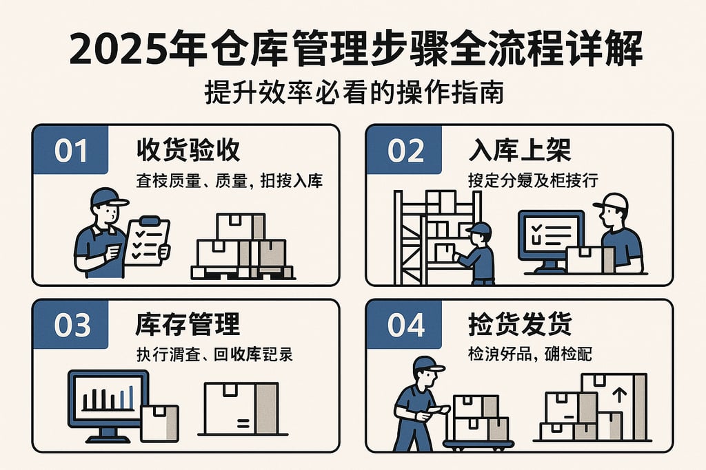 2025年仓库管理步骤全流程详解，提升效率必看的操作指南