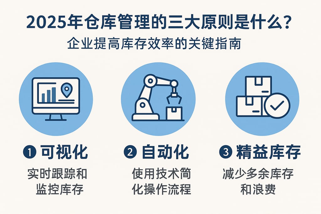2025年仓库管理的三大原则是什么？企业提高库存效率的关键指南