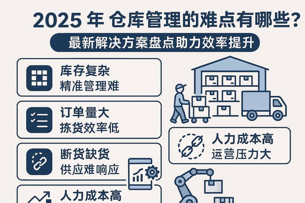 2025年仓库管理的难点有哪些？最新解决方案盘点助力效率提升