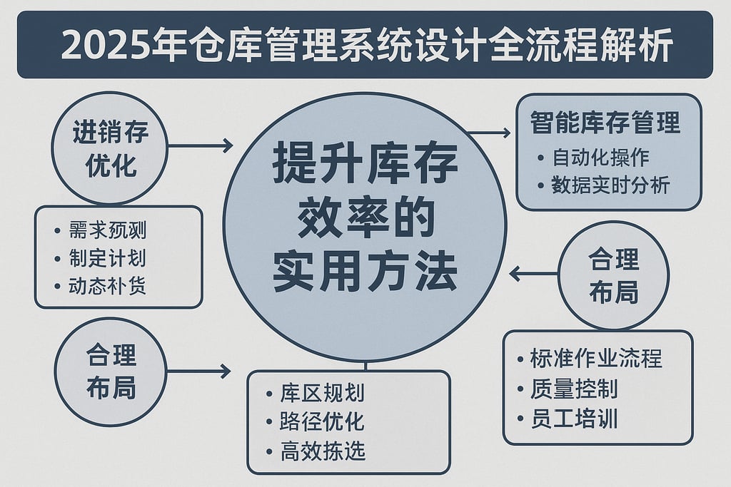 2025年仓库管理系统设计全流程解析，提升库存效率的实用方法有哪些？