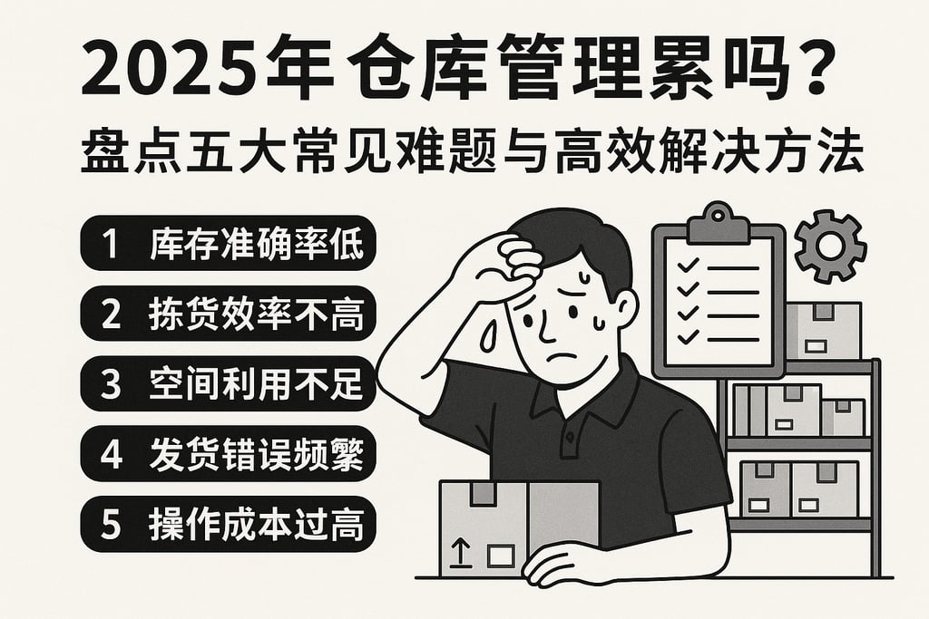 2025年仓库管理累吗？盘点五大常见难题与高效解决方法