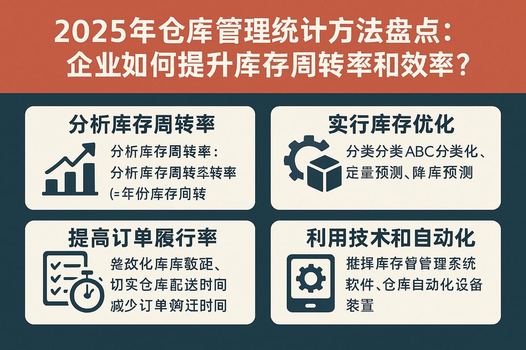 2025年仓库管理统计方法盘点：企业如何提升库存周转率和效率？