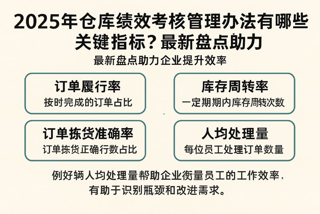 2025年仓库绩效考核管理办法有哪些关键指标？最新盘点助力企业提升效率