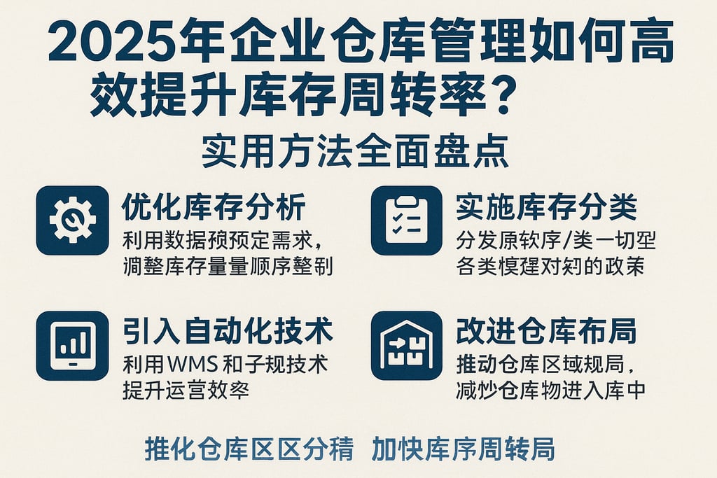 2025年企业仓库管理如何高效提升库存周转率？实用方法全面盘点