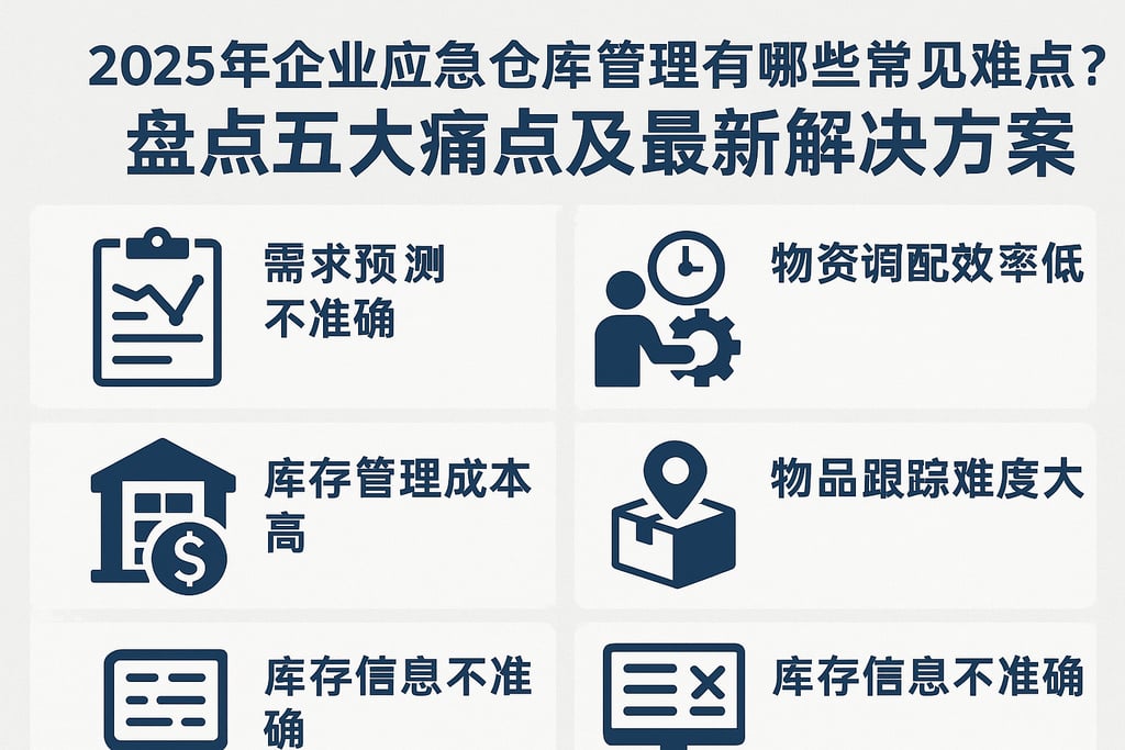 2025年企业应急仓库管理有哪些常见难点？盘点五大痛点及最新解决方案