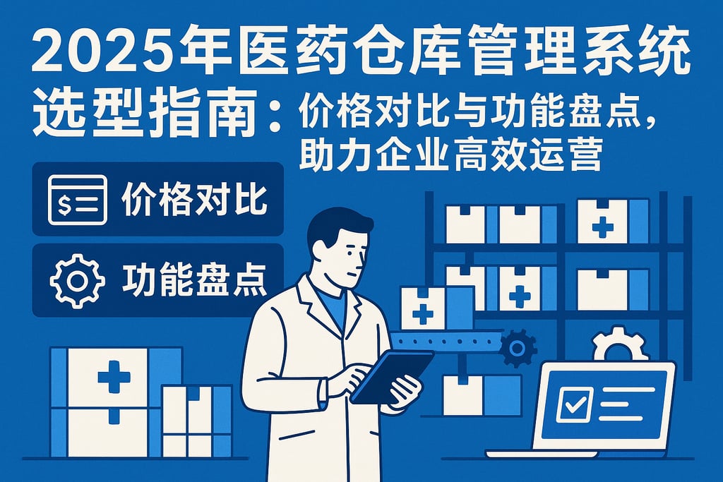 2025年医药仓库管理系统选型指南：价格对比与功能盘点，助力企业高效运营