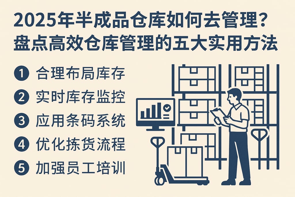 2025年半成品仓库如何去管理？盘点高效仓库管理的五大实用方法
