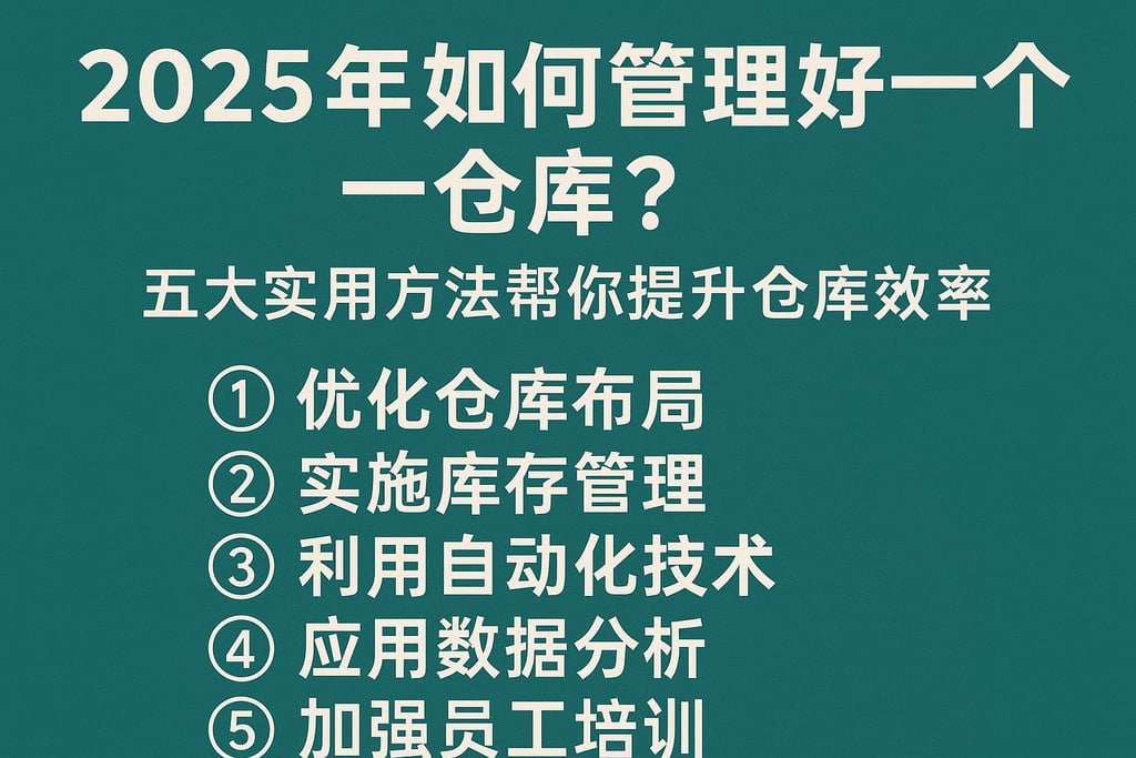 2025年如何管理好一个仓库？五大实用方法帮你提升仓库效率