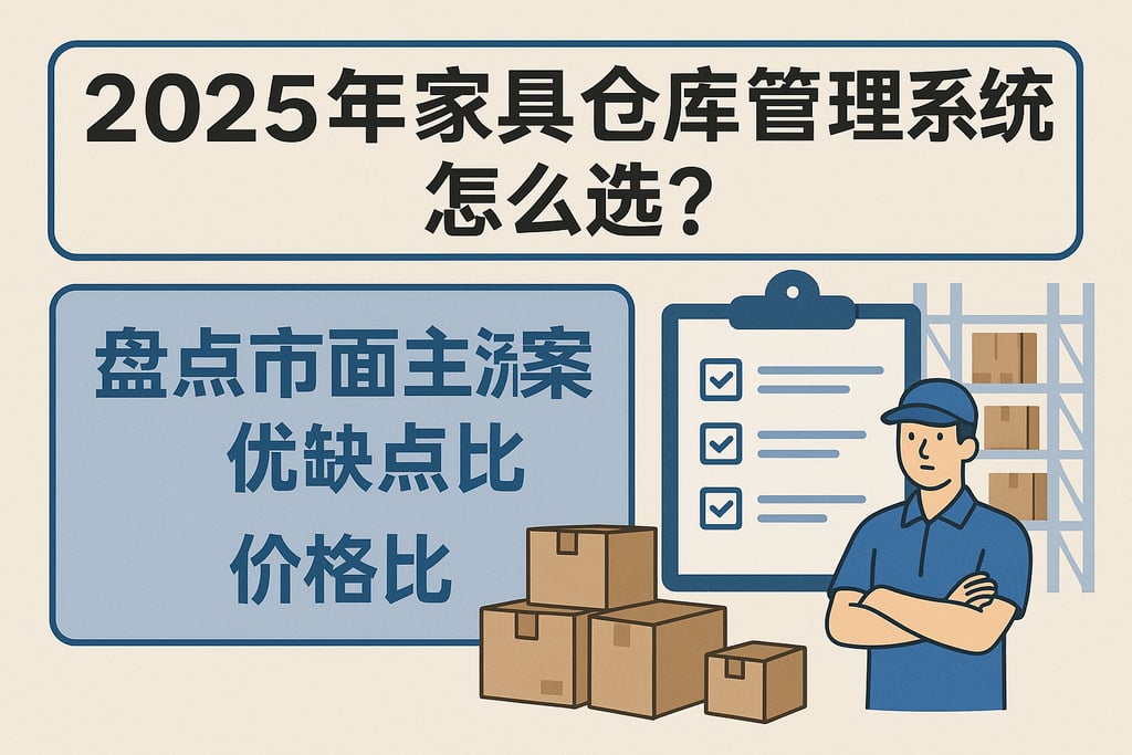 2025年家具仓库管理系统怎么选？盘点市面主流方案优缺点与价格对比