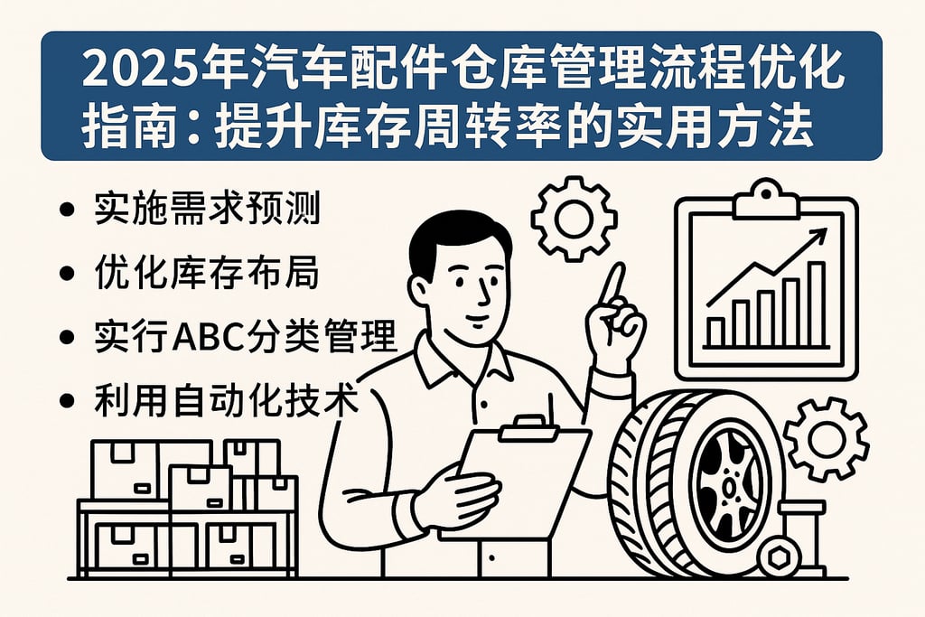 2025年汽车配件仓库管理流程优化指南：提升库存周转率的实用方法