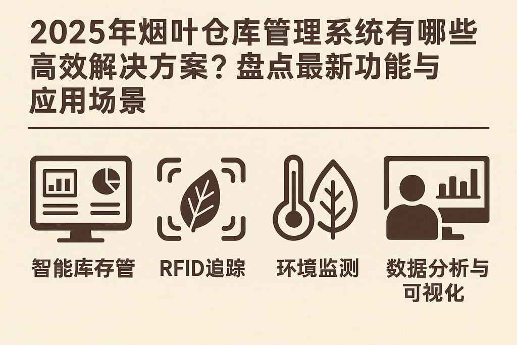 2025年烟叶仓库管理系统有哪些高效解决方案？盘点最新功能与应用场景