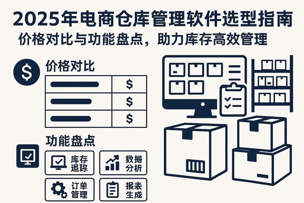 2025年电商仓库管理软件选型指南：价格对比与功能盘点，助力库存高效管理