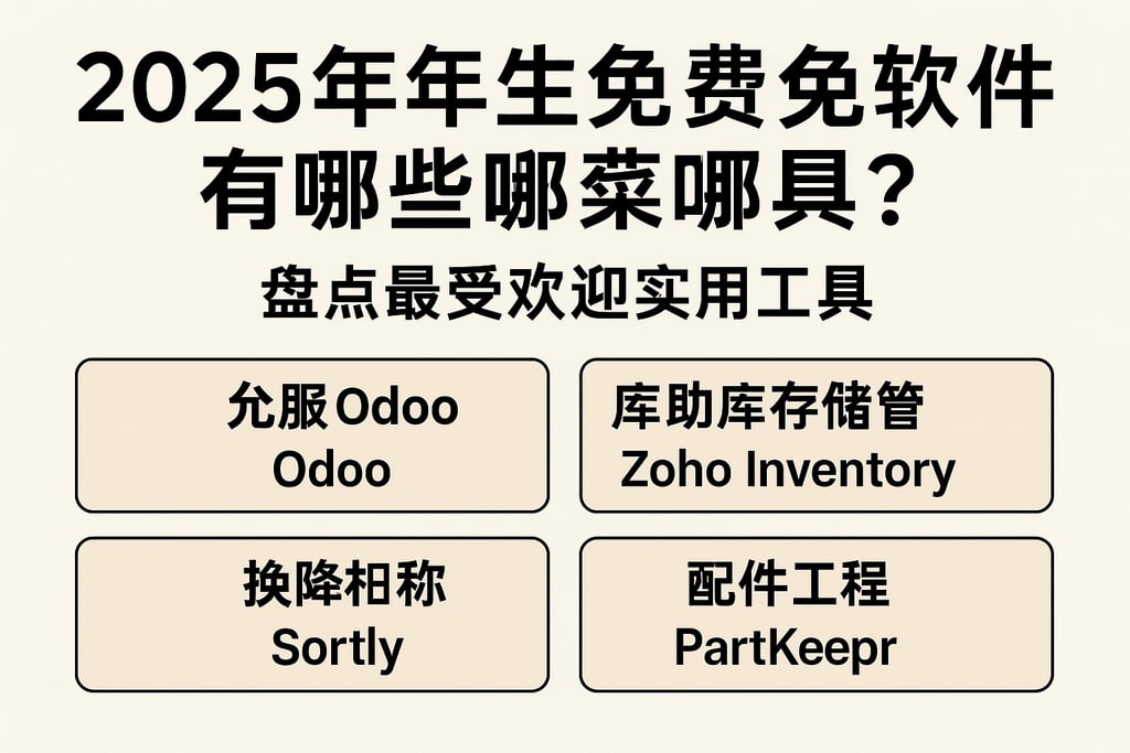 2025年终生免费仓库管理软件有哪些？盘点最受欢迎的实用工具