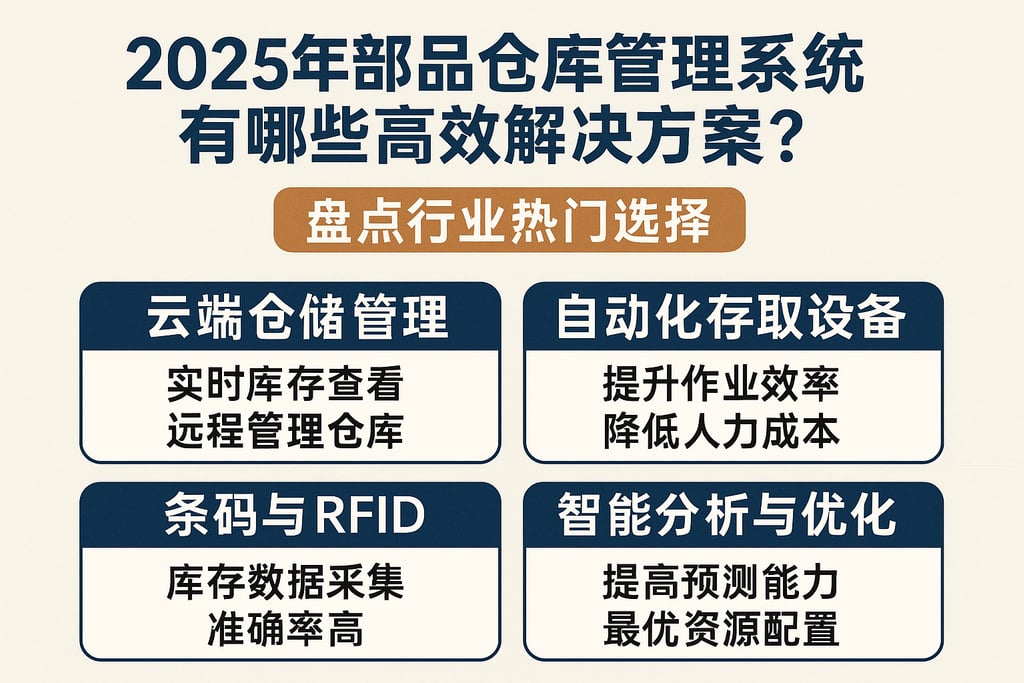 2025年部品仓库管理系统有哪些高效解决方案？盘点行业热门选择