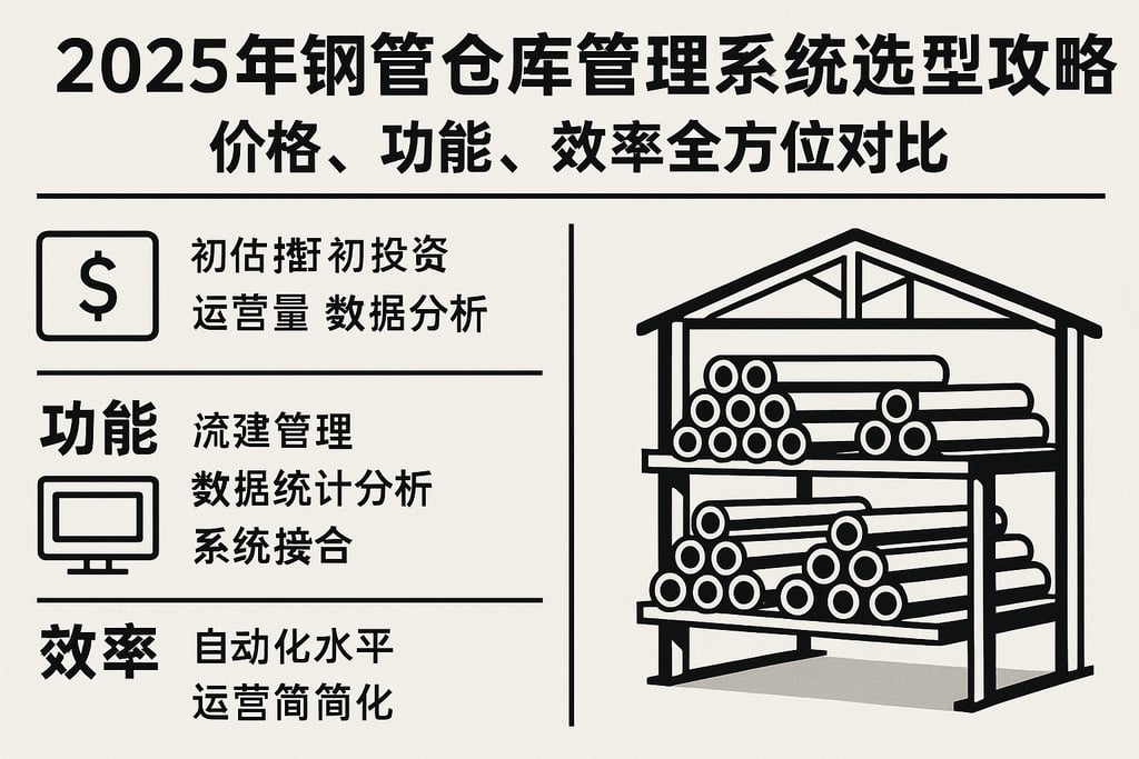 2025年钢管仓库管理系统选型攻略：价格、功能、效率全方位对比
