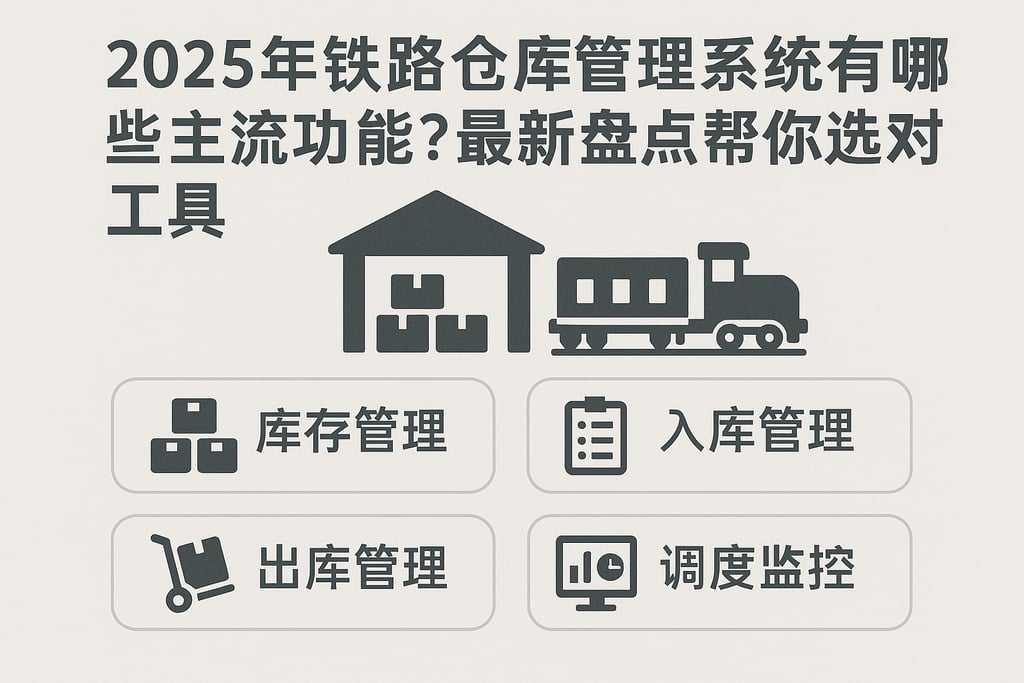 2025年铁路仓库管理系统有哪些主流功能？最新盘点帮你选对工具