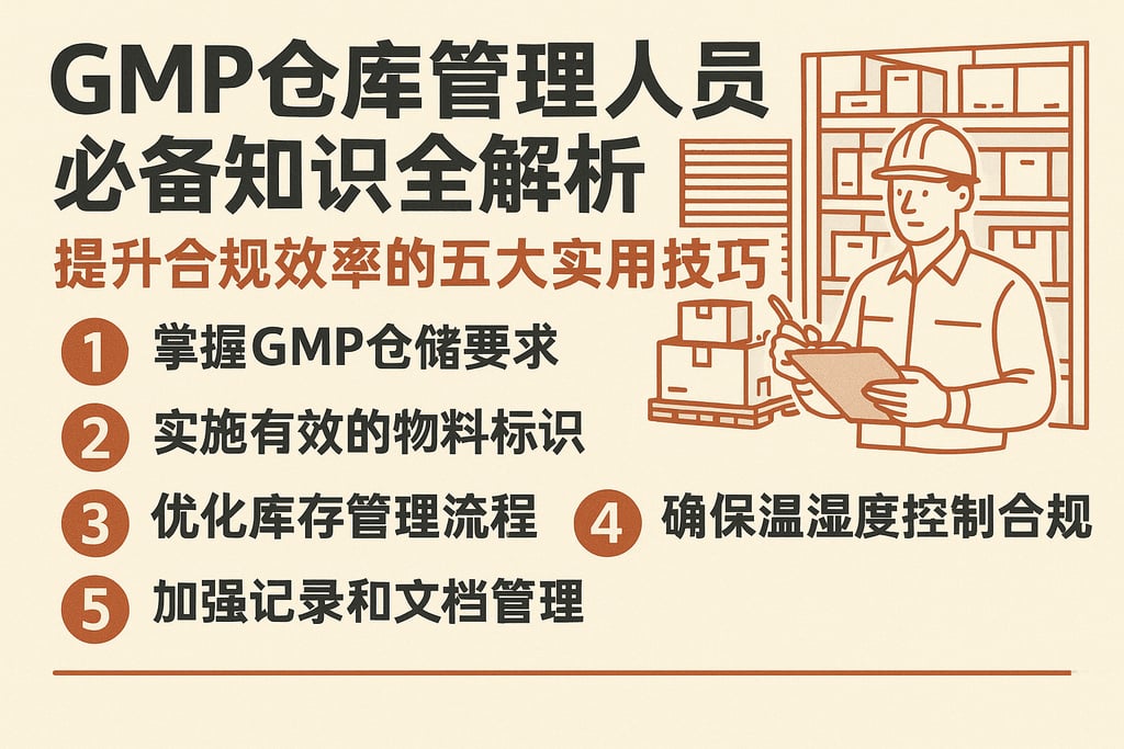 gmp仓库管理人员必备知识全解析，提升合规效率的五大实用技巧