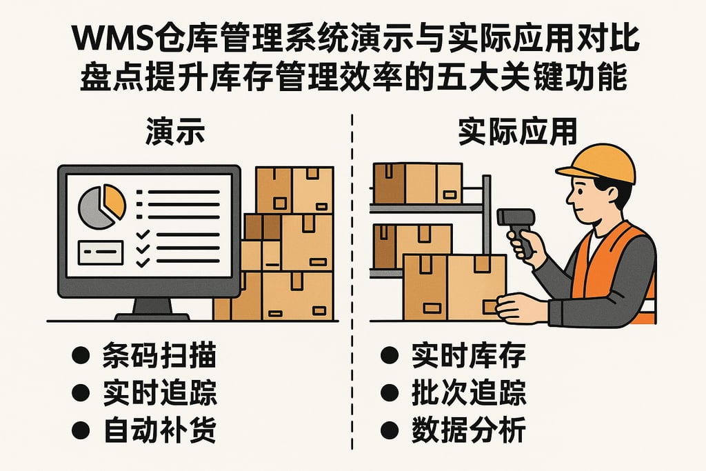 wms仓库管理系统演示与实际应用对比，盘点提升库存管理效率的五大关键功能