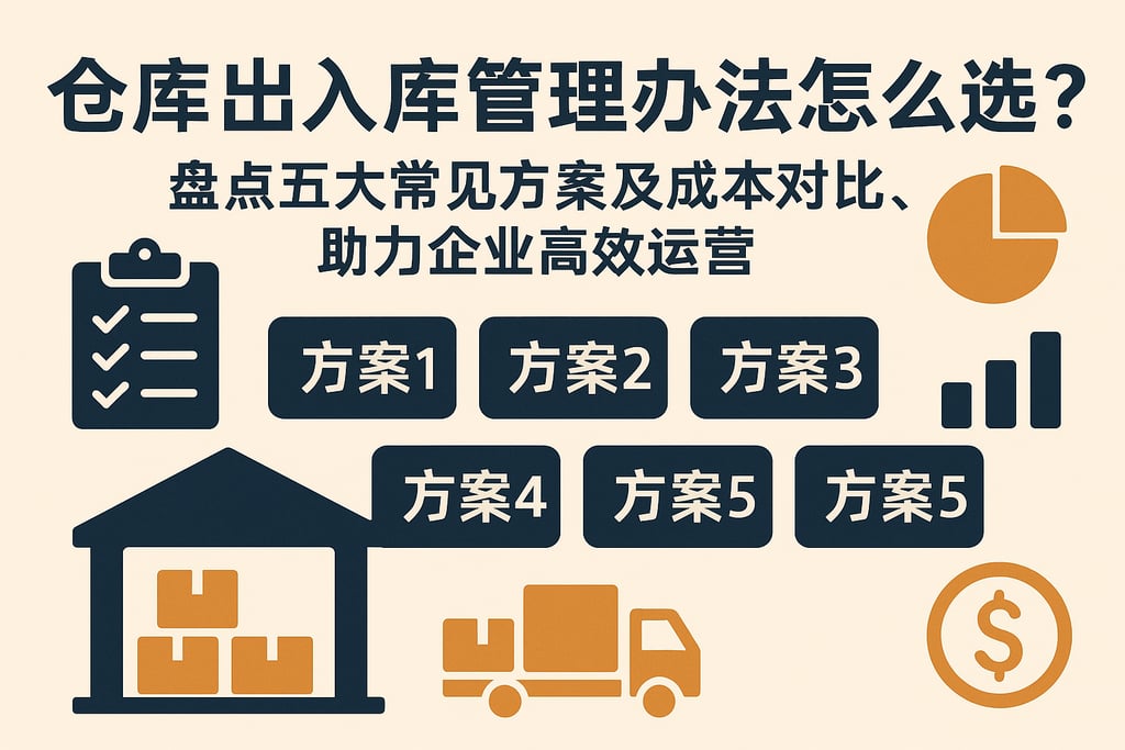 仓库出入库管理办法怎么选？盘点五大常见方案及成本对比，助力企业高效运营