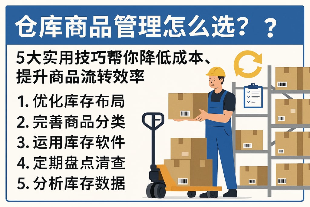 仓库商品管理怎么选？5大实用技巧帮你降低成本，提升商品流转效率