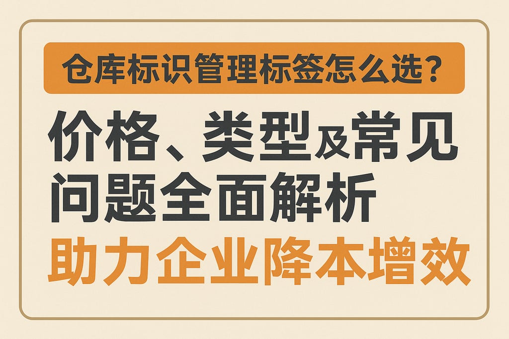 仓库标识管理标签怎么选？价格、类型及常见问题全面解析，助力企业降本增效