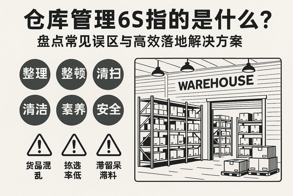 仓库管理6S指的是什么？盘点常见误区与高效落地解决方案