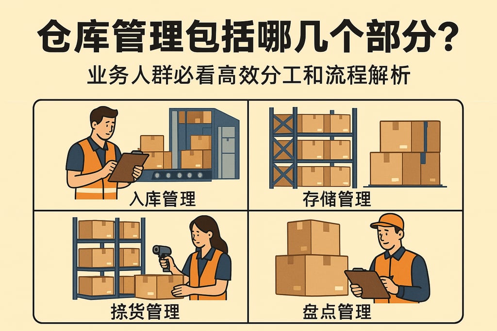仓库管理包括哪几个部分？业务人群必看高效分工和流程解析