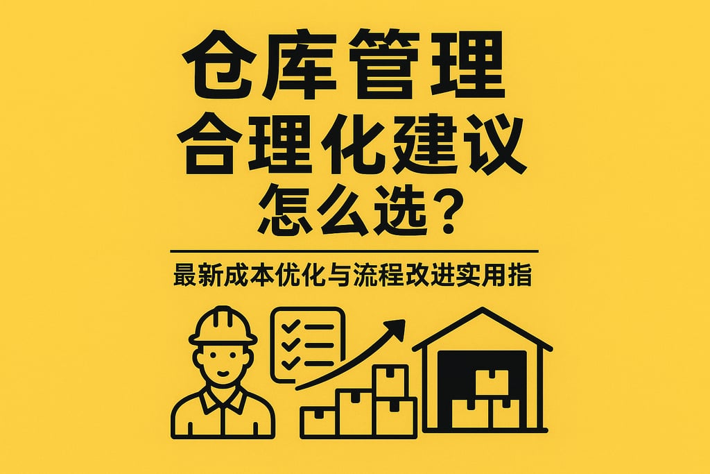 仓库管理合理化建议怎么选？最新成本优化与流程改进实用指南
