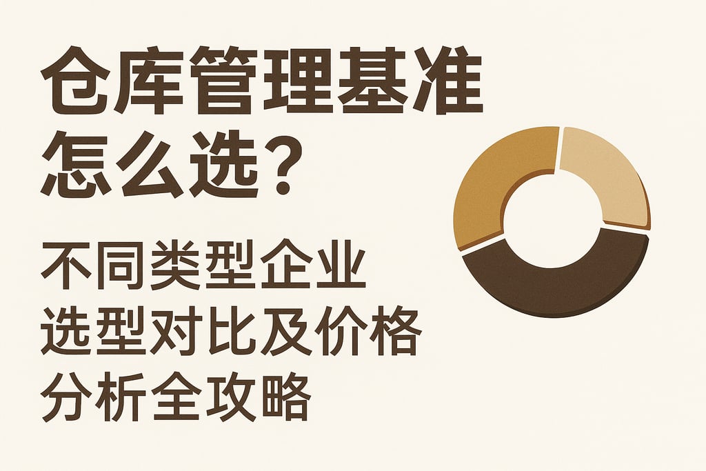 仓库管理基准怎么选？不同类型企业选型对比及价格分析全攻略