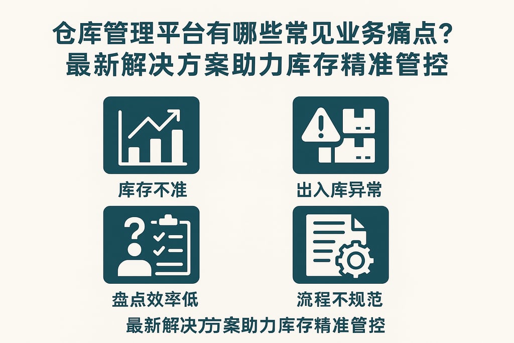 仓库管理平台有哪些常见业务痛点？最新解决方案助力库存精准管控