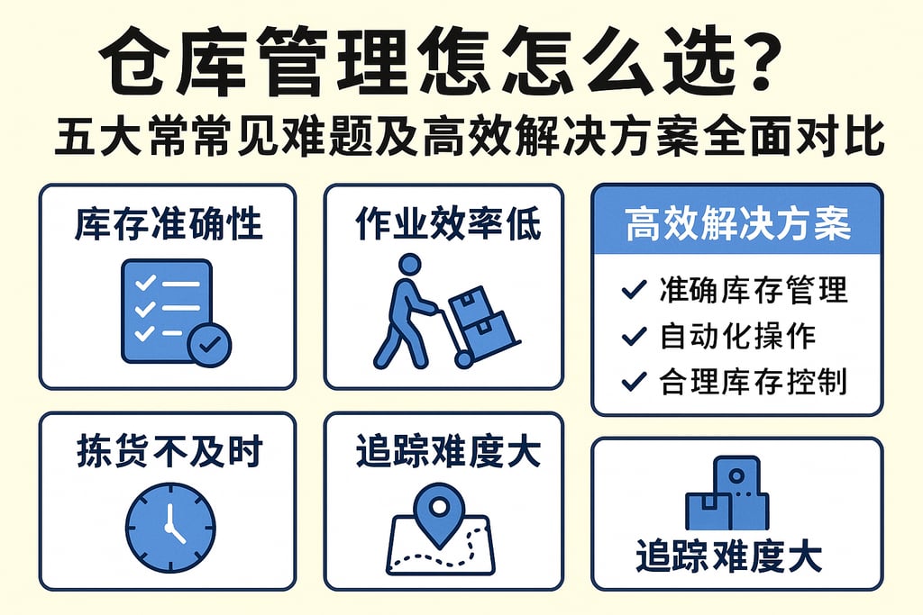 仓库管理意见怎么选？五大常见难题及高效解决方案全面对比