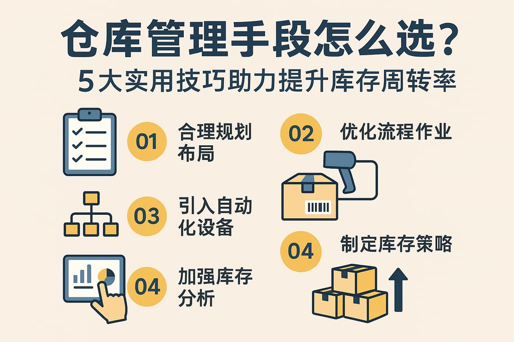 仓库管理手段怎么选？5大实用技巧助力提升库存周转率