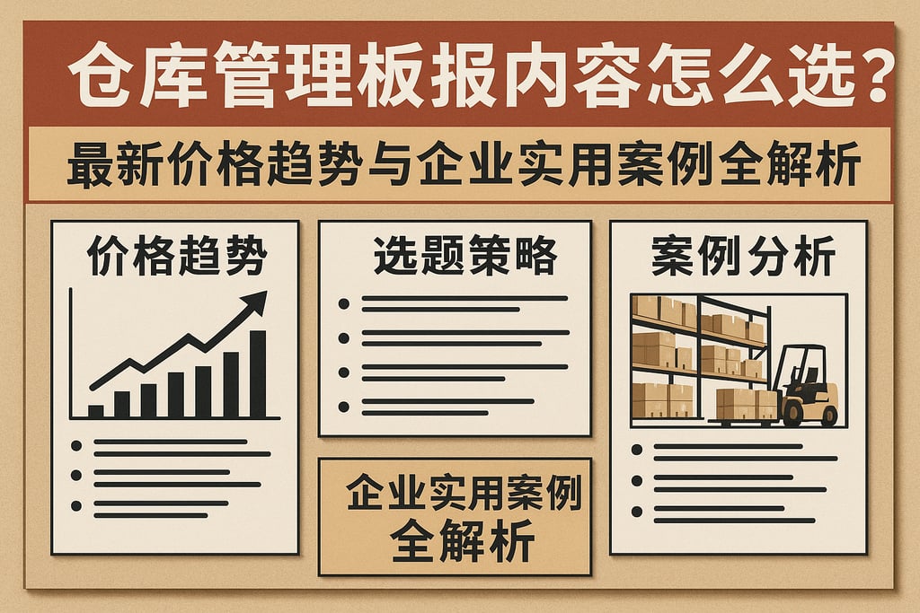 仓库管理板报内容怎么选？最新价格趋势与企业实用案例全解析