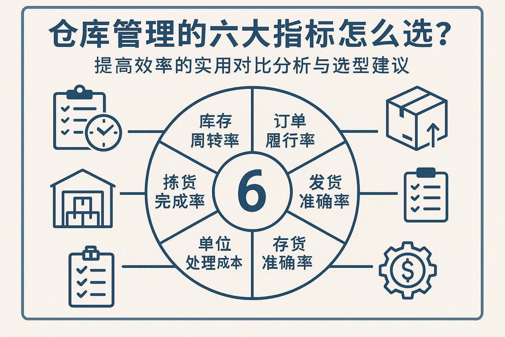 仓库管理的六大指标怎么选？提高效率的实用对比分析与选型建议