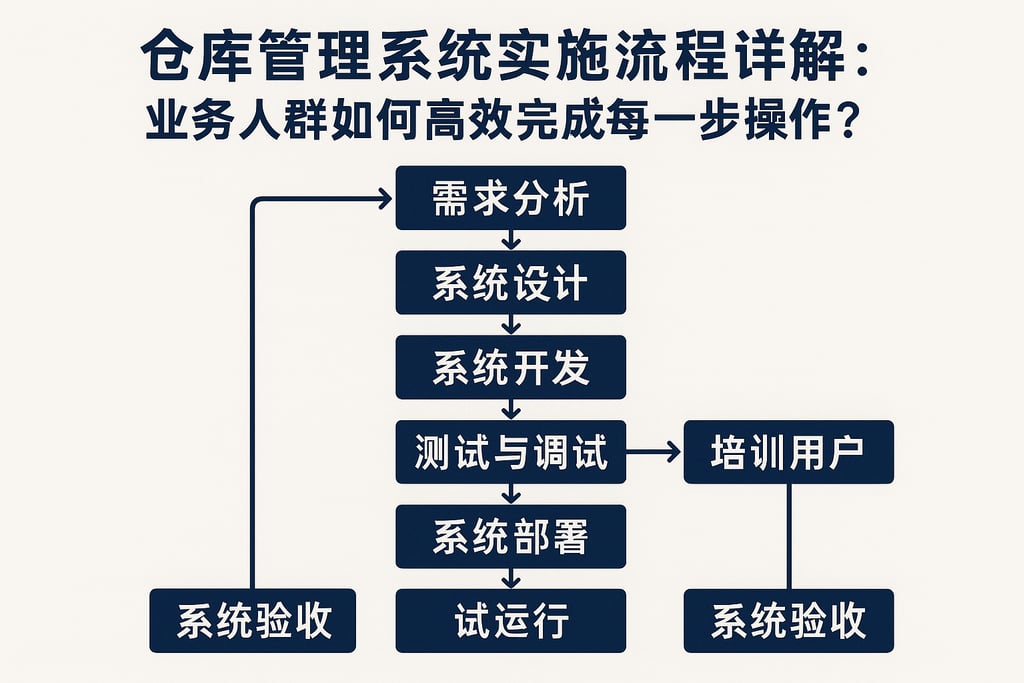 仓库管理系统实施流程详解：业务人群如何高效完成每一步操作？