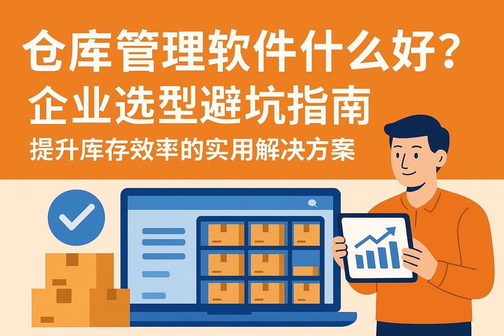 仓库管理软件什么好？企业选型避坑指南，提升库存效率的实用解决方案