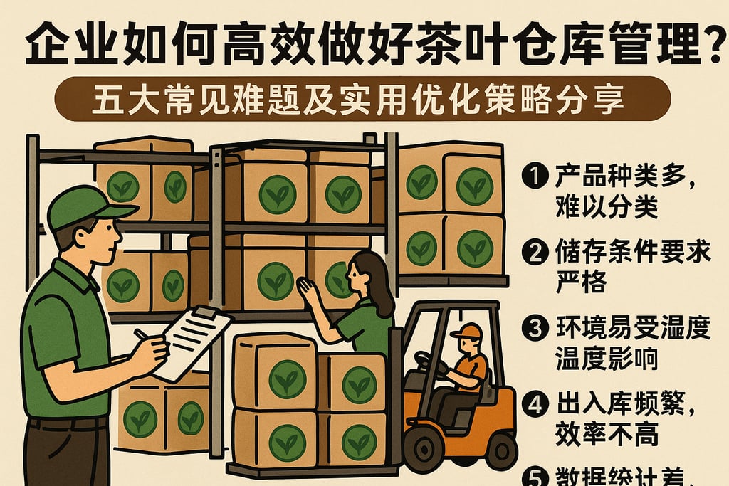 企业如何高效做好茶叶仓库管理？五大常见难题及实用优化策略分享