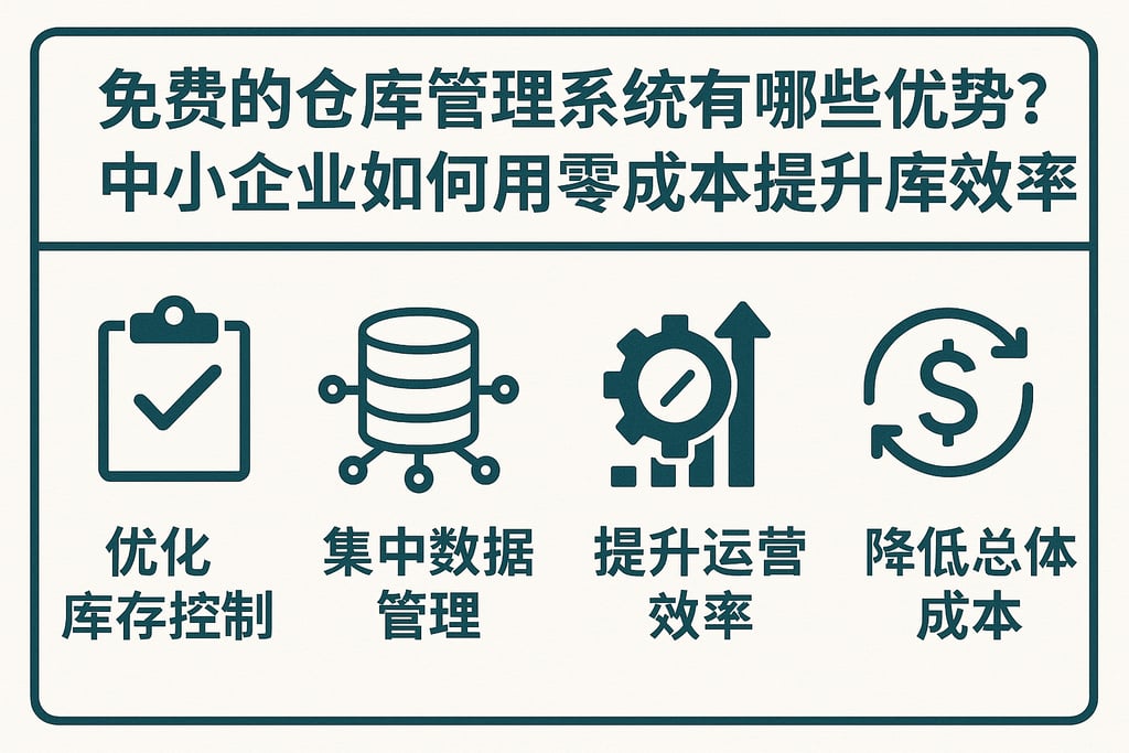 免费的仓库管理系统有哪些优势？中小企业如何用零成本提升库存效率