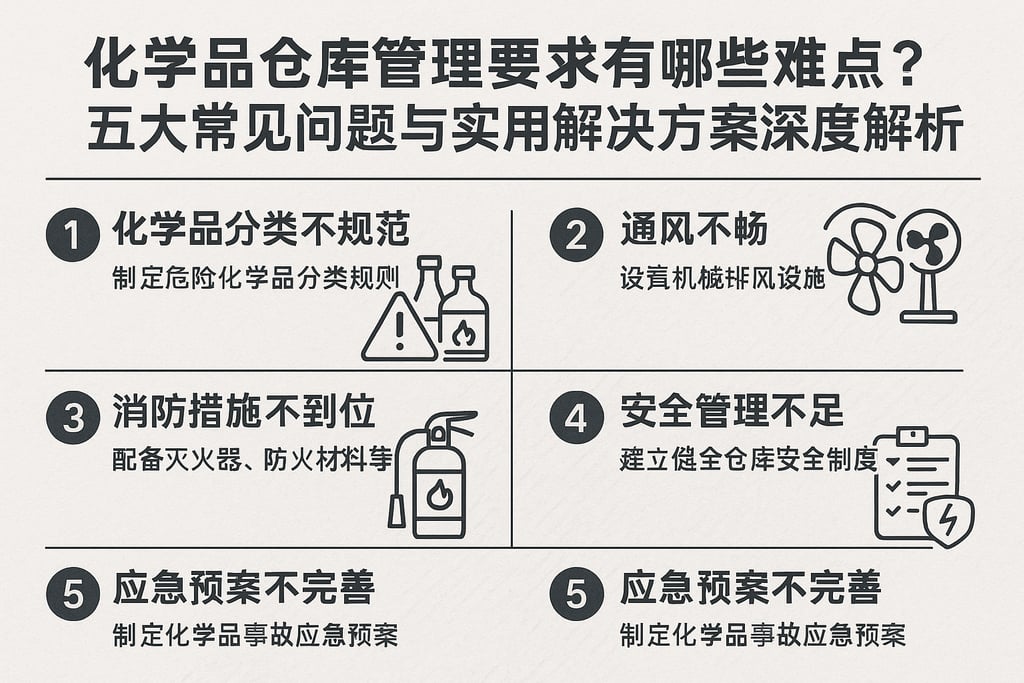 化学品仓库管理要求有哪些难点？五大常见问题与实用解决方案深度解析