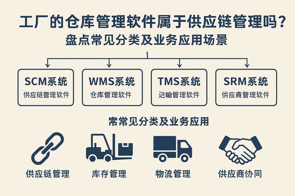 工厂的仓库管理软件属于供应链管理吗？盘点常见分类及业务应用场景