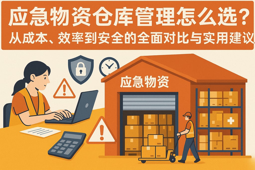 应急物资仓库管理怎么选？从成本、效率到安全的全面对比与实用建议