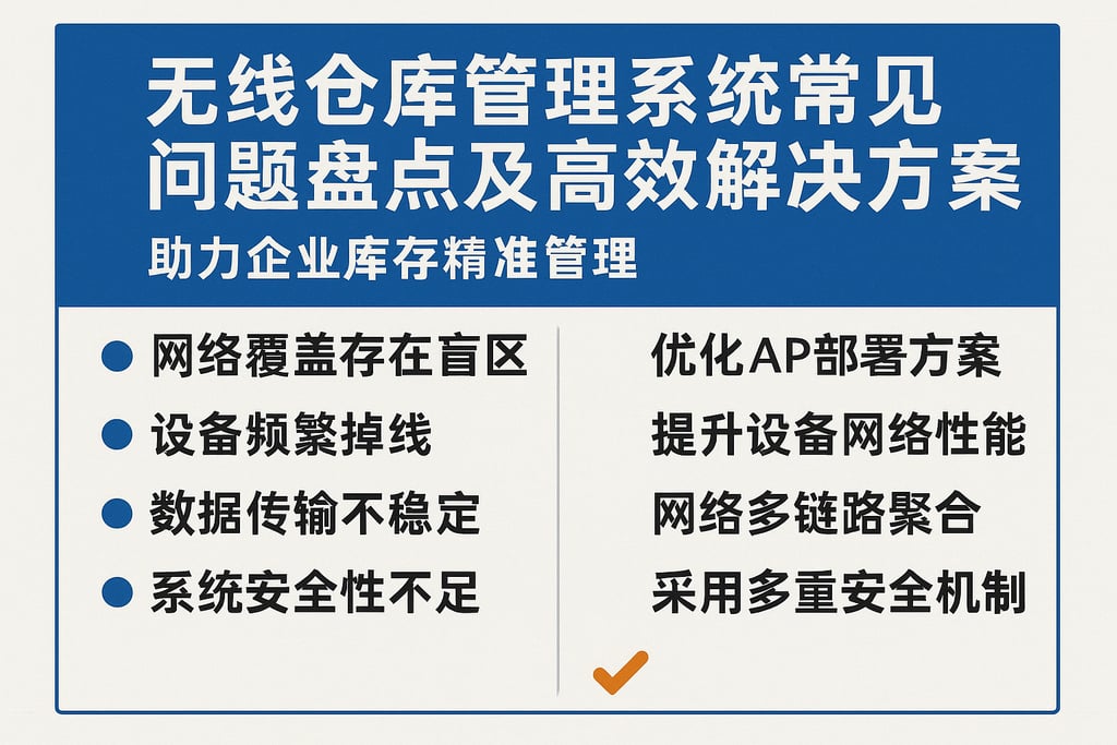 无线仓库管理系统常见问题盘点及高效解决方案，助力企业库存精准管理