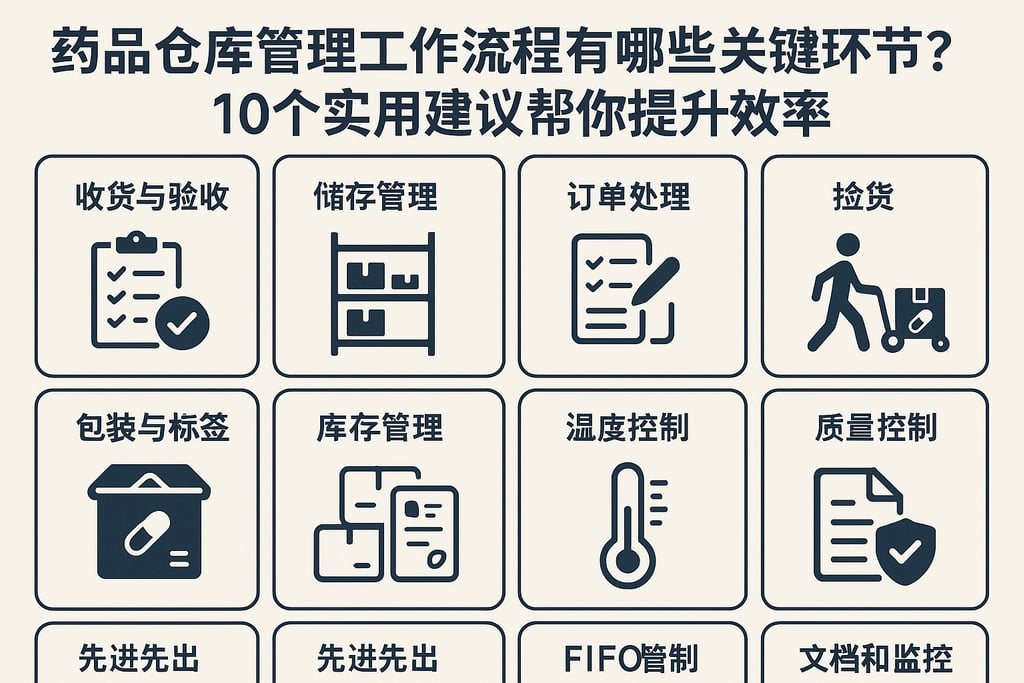 药品仓库管理工作流程有哪些关键环节？10个实用建议帮你提升效率
