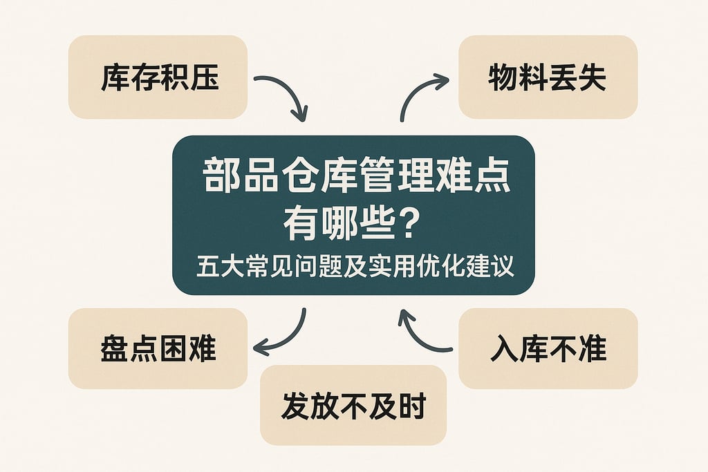 部品仓库管理难点有哪些？五大常见问题及实用优化建议