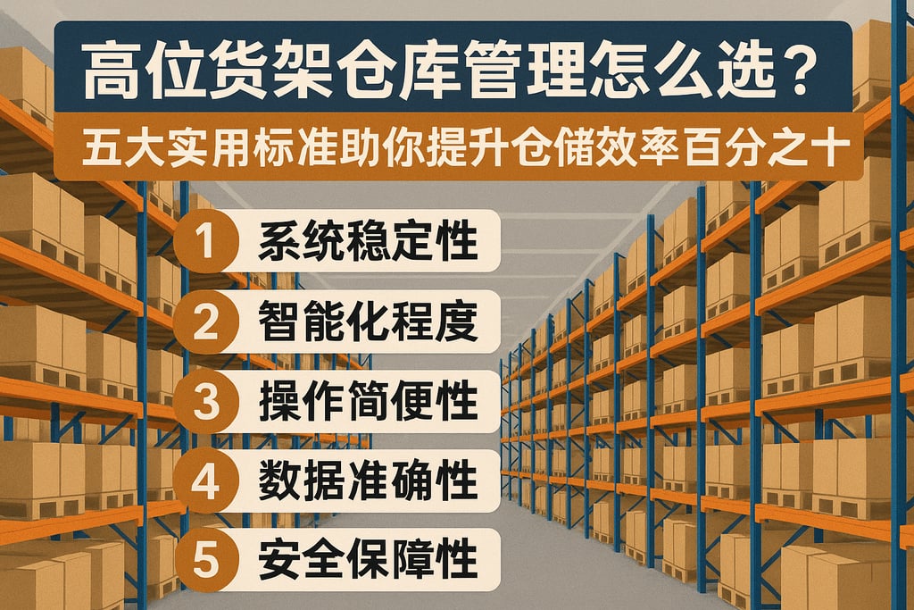 高位货架仓库管理怎么选？五大实用标准助你提升仓储效率百分之三十