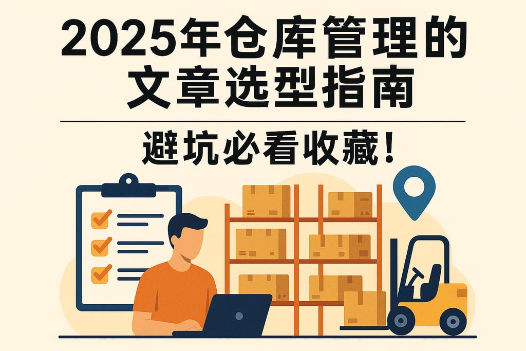 2025年仓库管理的文章选型指南，避坑必看收藏！