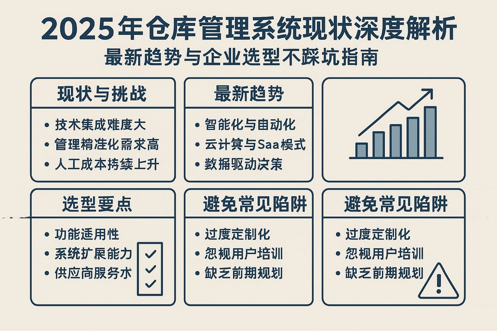 2025年仓库管理系统现状深度解析，最新趋势与企业选型不踩坑指南