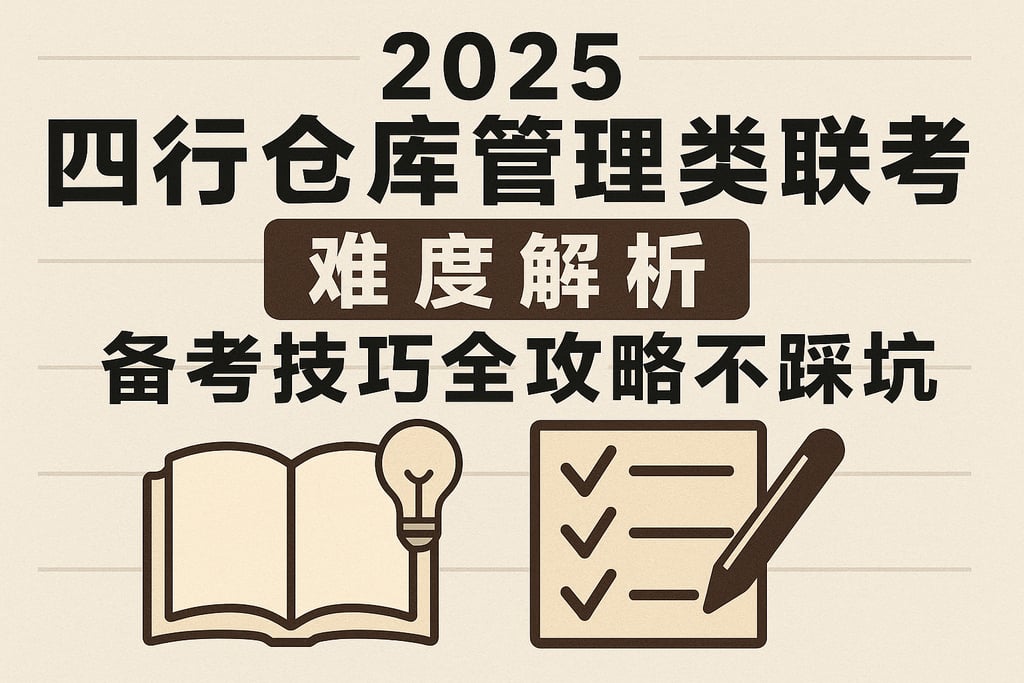 2025年四行仓库管理类联考难度解析，备考技巧全攻略不踩坑