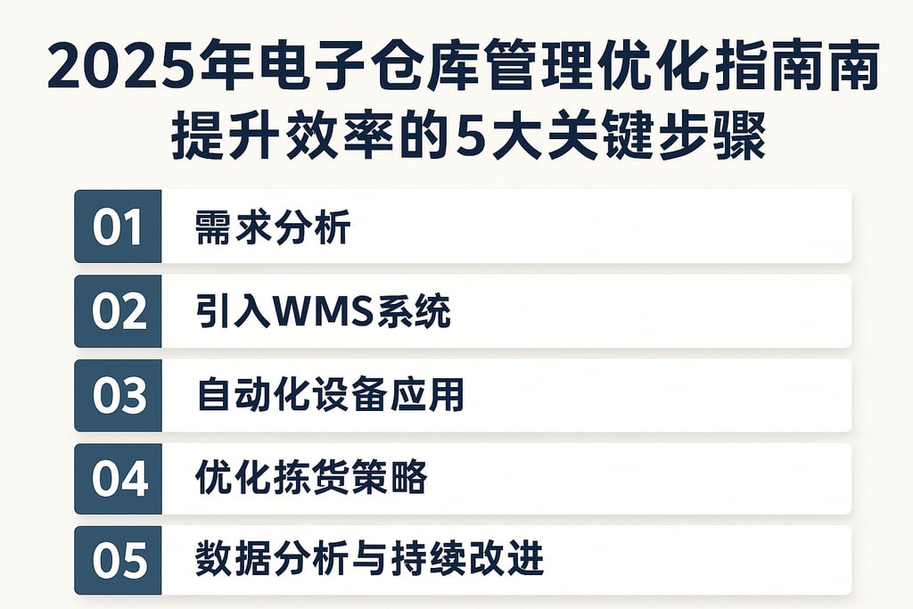 2025年电子仓库管理流程优化指南，提升效率的5大关键步骤