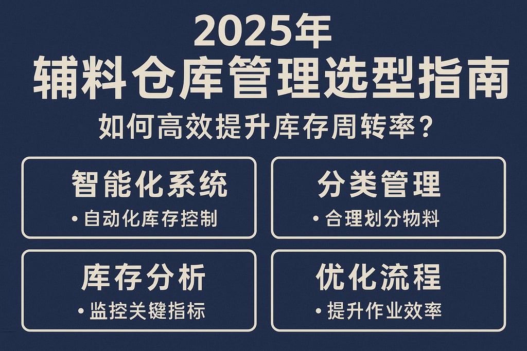 2025年辅料仓库管理选型指南，如何高效提升库存周转率？
